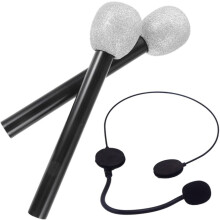 1σετ Simulation Microphone Props Party Microphone Fake Microphone Play Microphone Prop Party