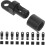 2 σετ Bungee Cord Ends Hooks Kayak Bungee Cord Loop Ends Rope Terminal Ends 10pcs*2 1
