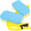 EVA Swimming Aid Float Kickboard for Kids Μπλε κίτρινο γιλέκο για αρχάριους πισίνας 4