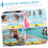 EVA Swimming Aid Float Kickboard for Kids Μπλε κίτρινο γιλέκο για αρχάριους πισίνας 6