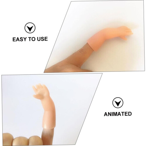 Tiny Hand Trick Props Fan Silica Gel Halloween Tiny Hand Party Trick 2