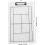 Coaching Board Κιτ σήμανσης γηπέδου τένις Dry Ease Whiteboard for Planning Strategy 2