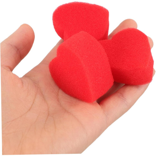 Μοναδικό σχέδιο Heart Sponge Hearts Trick Props 20 Pairs Stage Performance Props 2