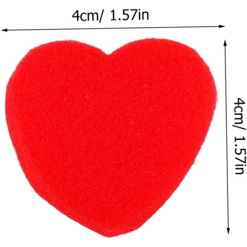 Μοναδικό σχέδιο Heart Sponge Hearts Trick Props 20 Pairs Stage Performance Props 1
