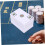 Σετ Φορητά Παιγνιόχαρτα Mahjong με 2 Ζάρια Αδιάβροχο παιχνίδι καρτών Mahjong ταξιδιού 6