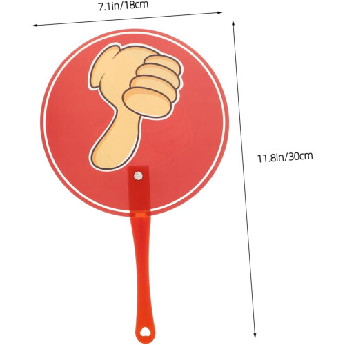 Χειροκίνητο Stop Sign Edutainment Tool for Classroom Interactive Voting Απαντήσεις Εργαλεία μαθητών 1
