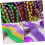Αλυσίδα με χάντρες για Carnival Mardi Gras Day Decor Ελαφρύ και ευκολοφόρετο σετ κολιέ 5