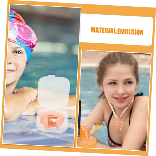 8 τεμ. Swimming Nose Clip Swim Nose Training Protector Φορητός κάδος νερού Μύτη κατά της πτώσης 2