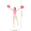 Cheerleading Model Joint Simulation Model Simulation Doll Newborn Photography Props Resin 2