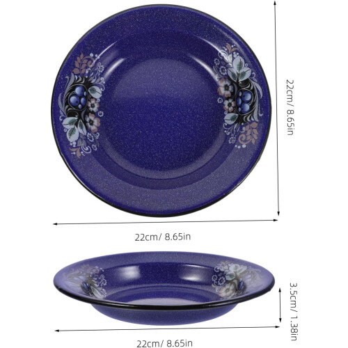 Δίσκοι ρηχά πιάτα Δίσκος νουντλς Πιάτο σερβιρίσματος για Picnic BBQ Party Camping 1