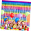 Rainbow Backdrop Rainbow Foil Fringe Curtains Backdrop 2τμχ Διακοσμητικά Κουρτίνας βροχής 2