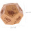 Elegant 12 Constellations Wooden Dice Divination Tarot Tool Παιχνίδι Ζάρια για επιτραπέζια παιχνίδια 2