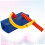 τμχ Αθλητικά για αγόρια για Bounce Jumping Cartoon Jump Bouncing Blue 7