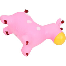 Φουσκωτό Outdoor Jumping Horse Music Jumping Horse Mount Pink