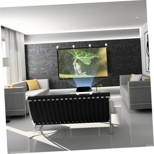 100 ιντσών πολυεστερική οθόνη προβολής Home Outdoor Movie Projector και Screen Wrinkle 2
