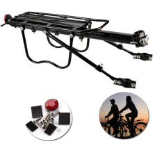 Ράφι μεταφοράς ποδηλάτου Seat Post Universal Rear Carrier Rack Heavy Duty κράμα αλουμινίου 50kg