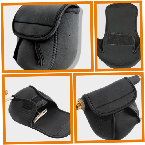 2 τμχ Fishing Roel Storage Bag Bait Casting Reel Protector Pouch Ανθεκτική θήκη ψαρέματος 2
