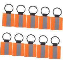 10 τμχ Reflective Keychain Safety Reflectors Πορτοφόλι Γούρι Ανακλαστικά μενταγιόν Halloween