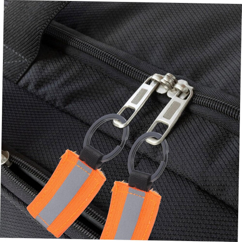 10 τμχ Reflective Keychain Safety Reflectors Πορτοφόλι Γούρι Ανακλαστικά μενταγιόν Halloween 1
