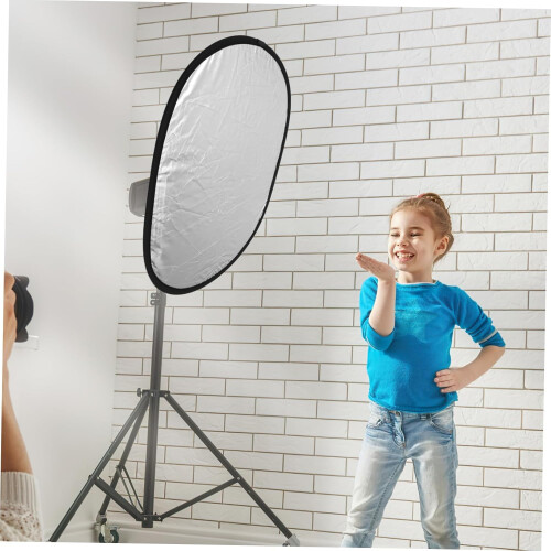 Photography Props 60x90cm Ασημί Λευκό Reflector Design για στούντιο και φωτογραφία εξωτερικού χώρου 2