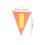 4 τμχ Reflective Warning Trailer Bicycles Shape Protector Flag Bicycles Golf Bicycles Corner Protector 2