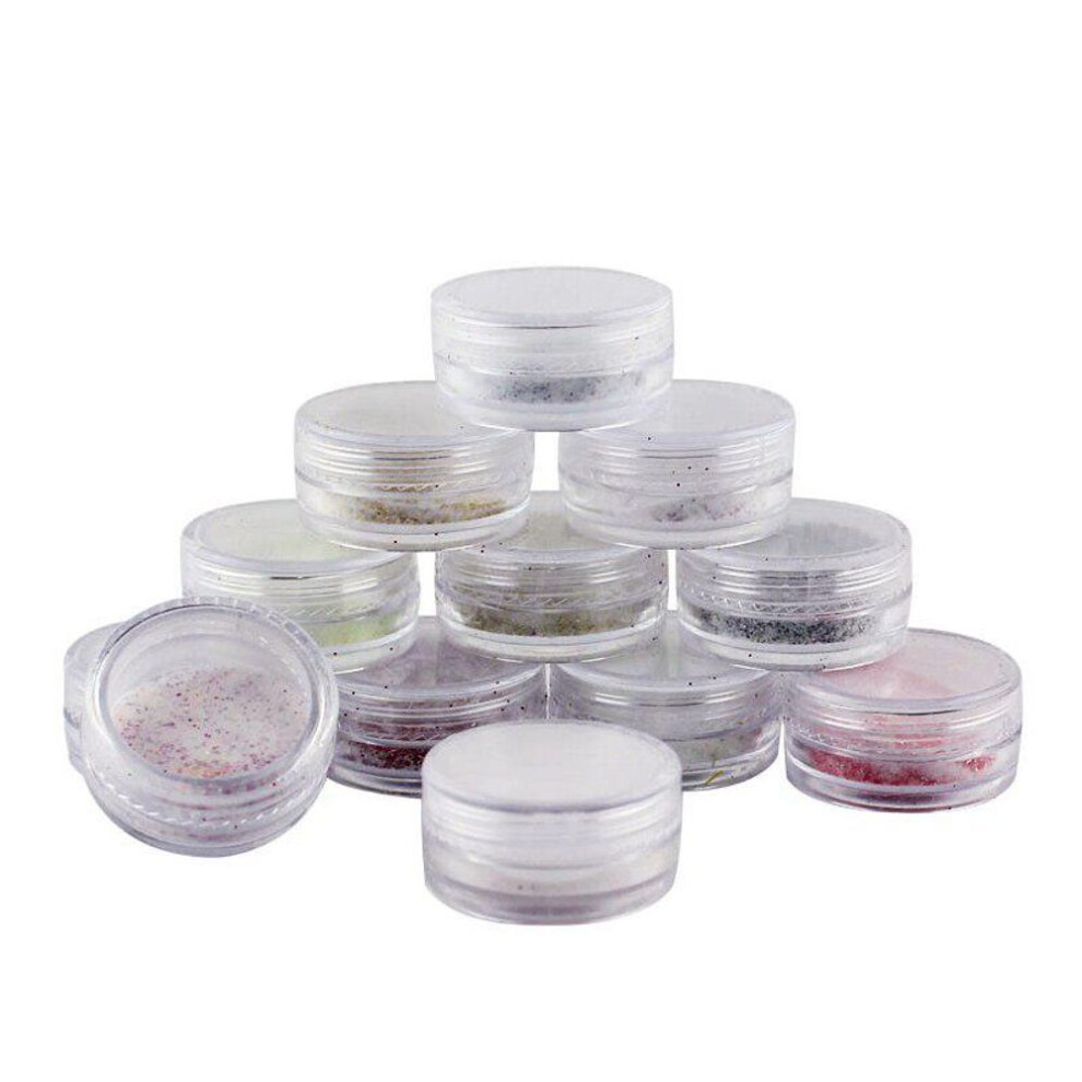 12 Color Glitter Nail Art Acrylic Powder For Nails Tips Liquid 3D Decoration Manicure Tools Crystal Shine