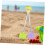 2Pcs Beach Creative Sand Playthings για τυχαία έγχρωμη διασκέδαση σε εξωτερικούς χώρους 4