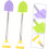 2Pcs Beach Creative Sand Playthings για τυχαία έγχρωμη διασκέδαση σε εξωτερικούς χώρους 6