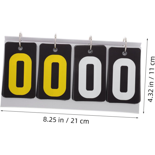 Φορητό επιτραπέζιο Scoreboard Flipper Multi Sports Score Flip Scoreboard Score Keeper 1