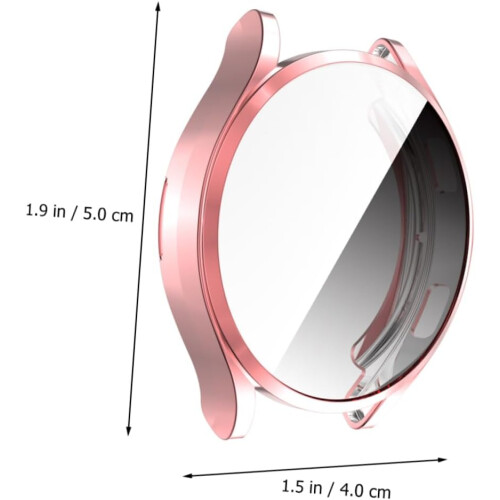 Ηλεκτροπλαστικό Tpu Wrist Screen Protector Θήκη ρολογιού Anti-fall Screen Film Ροζ 40mm 2