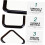 Smartwatch Tempered Glass Film Watch Screen Protector Anti-Fall Screen Protector 2Pcs 6