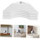 20 τεμ. Cube Base Solver Bins Puzzle Cube Square Mirror Bases Puzzle Merge Triangle Cub White Pcs 8