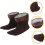 Fluffy Boot Liners for Winter Insulated Λούτρινα ένθετα για μπότες βροχής Άνετα επένδυση 8