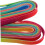 1 Ζευγάρι Rainbow Gradient Laces Sneakers Cool Laces Gradient Flat Laces Κορδόνια παπουτσιών Πολυεστέρας 3
