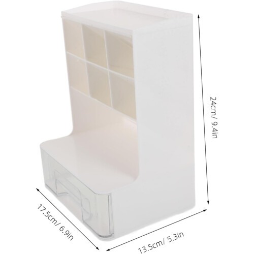 Οργανωτής μακιγιάζ Storage Box for Vanity Nail Glue Holder Craft Storage Display Lipstick Organizer 1