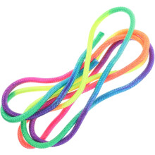 Πολύχρωμο καλλιτεχνικό σχοινάκι γυμναστικής με χάντρες με σχοινί