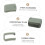 6 τμχ Ανταλλακτική θήκη Bezel Earbuds Ρολόι Ρολόι Ρολόι Band Fastener Ρολόι από καουτσούκ 2