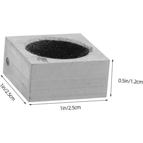 Αλουμίνιο Square Cue Head Grinder Μπιλιάρδο Pool Cue Tip Shaper Tool for Snooker Pool Cue Tips Maintenance 1