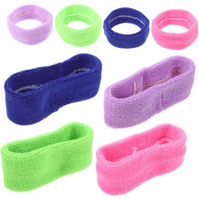 Elastic Sports Hairbands 8 Pack Αξεσουάρ προπόνησης Yoga Headbands για γυναίκες Άνετο ιδρώτα
