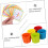 1 Set Color Sorting Counting Cup Stacking για κύπελλα ταξινόμησης χρωμάτων πρώιμης εκμάθησης 6