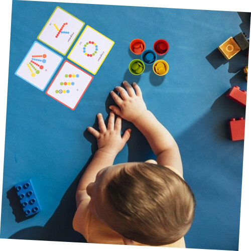 1 Set Color Sorting Counting Cup Stacking για κύπελλα ταξινόμησης χρωμάτων πρώιμης εκμάθησης 2