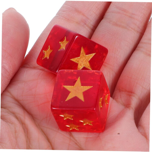 Stand Resin Star Dice 10pc Σετ τυπικό μέγεθος για βελτιωμένη εμπειρία παιχνιδιού 2