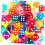 100 τεμ. Small Dice Game Dice Sets Πολύχρωμα ακρυλικά ζάρια για επιτραπέζια τάξη 5