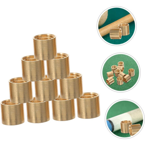 Ανταλλακτικό Pool Cue Ferrules Set Billiard Cue Stick Brass Ferrules and Tip Set 1