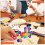 100 τεμ. Small Dice Game Dice Sets Πολύχρωμα ακρυλικά ζάρια για επιτραπέζια τάξη 8