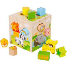 Shape Matching Block Puzzle for Early Learning Educational Building Blocks for Fun Montessori Plaything for Green