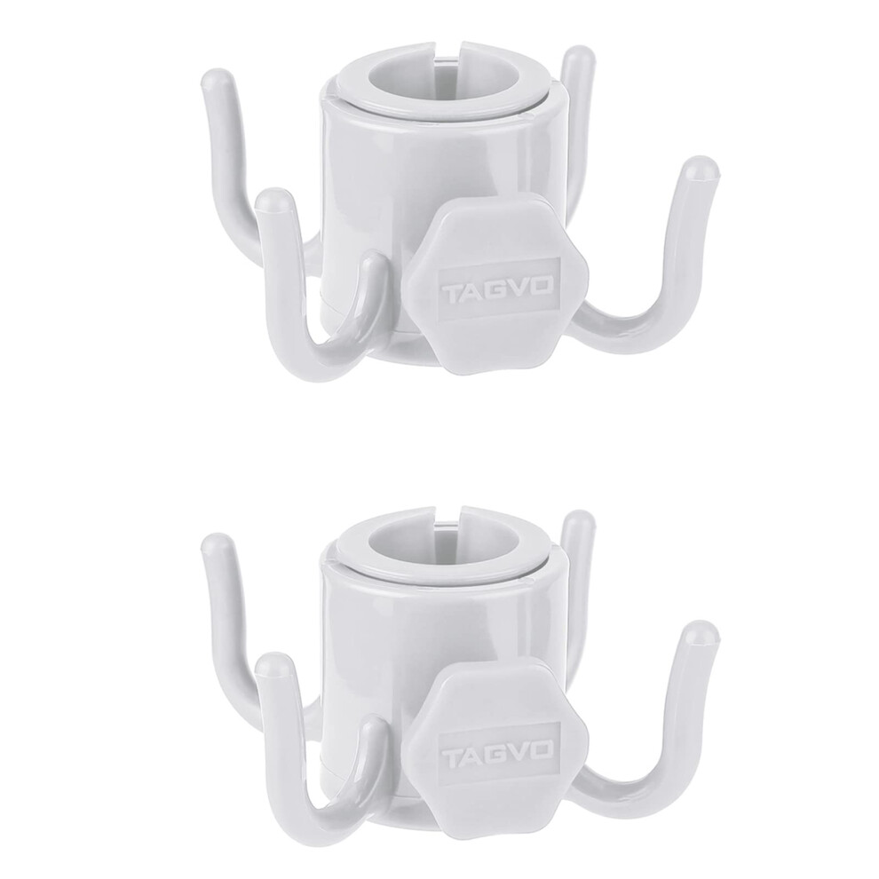 TAGVO Lot de 2 crochets de suspension pour parasol de plage, 4 griffes, accessoires de plage pour camping