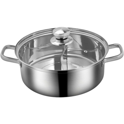 Κατσαρόλα 30cm Dual Hotpot Pot Practical Two-Flavor Hot Pot Basin Shabu
