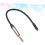 Επέκταση ακουστικών 0,3m 6,35mm έως 3,5mm Stereo Cable 4