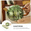 σετ Thicken Tea Pot Διάφανο βραστήρα Loose Tea Pot Μικρό δοχείο τσαγιού με φλιτζάνια 3